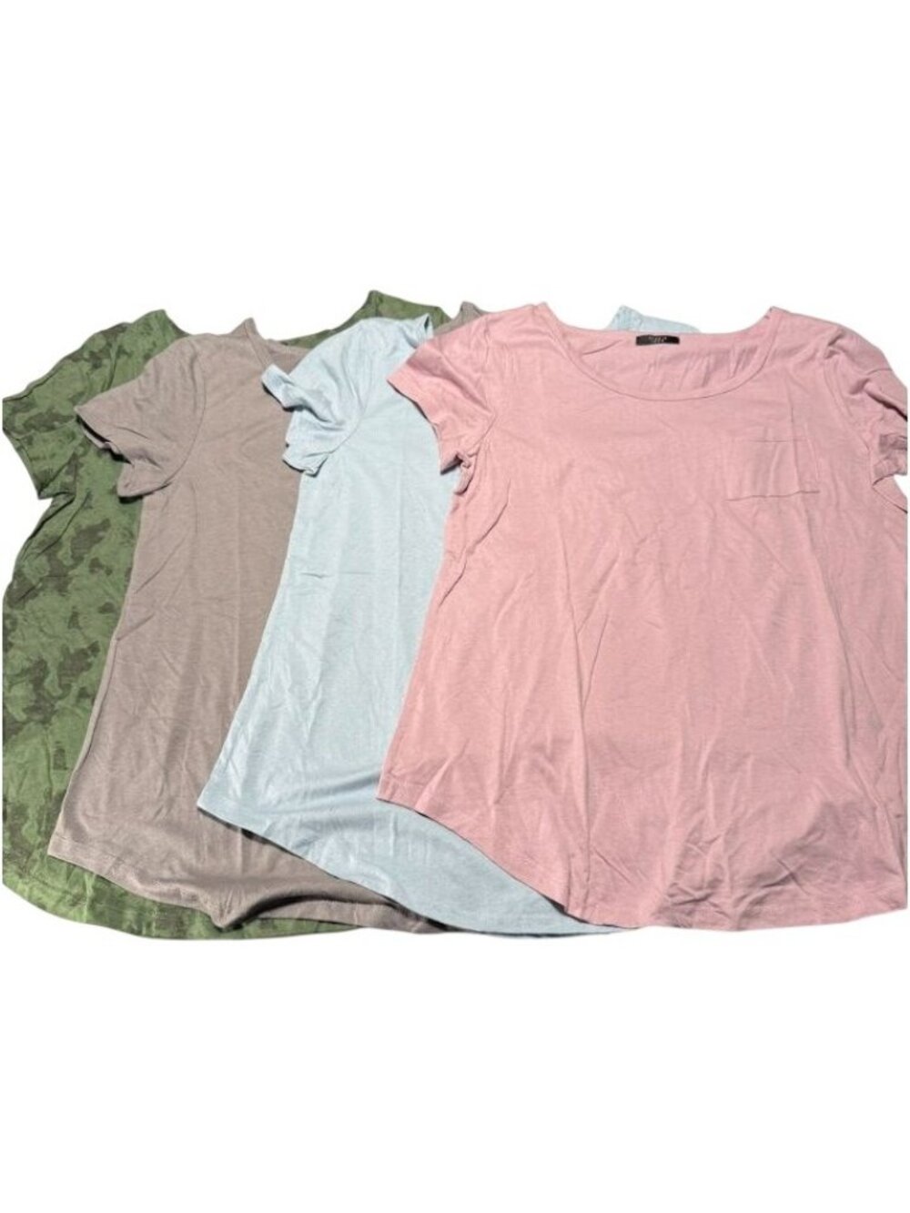 Studio 1886 Womens Bundle of 4 Short Sleeve Tees Multicolor Size Medium - Picture 2 of 8
